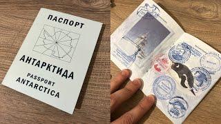 He Showed Me His Antarctic Passport to Travel to Antarctica Ice Wall