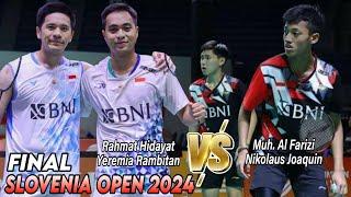 FINAL-Rahmat Hidayat/Yeremia Rambitan vs Muhammad Al Farizi/Nikolaus Joaquin || Slovenia Open 2024