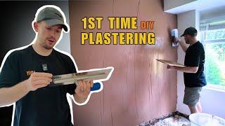 How to plaster a wall - First time DIY