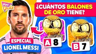 ¿Cuánto Sabes Sobre Lionel Messi?  | Play Quiz de Fútbol | Preguntas y Respuestas de Deporte