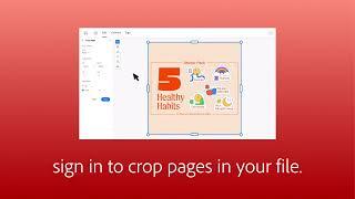 How to crop a PDF: Easily crop PDF pages online | Adobe Acrobat