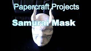 Samurai Mask - Papercraft Projects