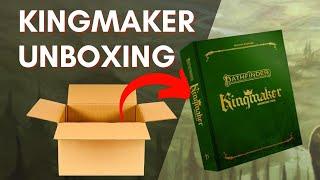 Kingmaker 10th Anniversary Unboxing (Pathfinder 2e)