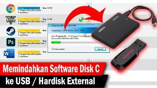 Cara Memindahakan Software ke Flashdisk / Hardisk External