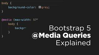 Bootstrap 5 Media Queries