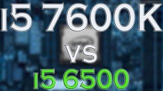 i5 7600K vs i5 6500 BENCHMARK / GAMING TESTS REVIEW AND COMPARISON / KABY LAKE vs SKYLAKE