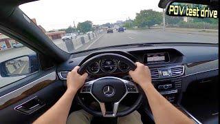 2013 Mercedes E W212 (2.0 AT 184HP) POV Test Drive