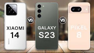 Xiaomi 14 Vs Samsung Galaxy S23 Vs Google Pixel 8 Review