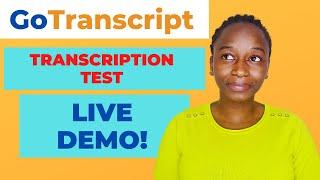 GoTranscript Transcription Test DEMO | How to Pass GoTranscript Audio Test 2021
