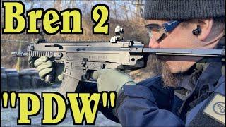 CZ Bren 2 "PDW" at the Range