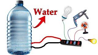 I Turn Water into a Free Lifetime Electricity 220v, Amazing