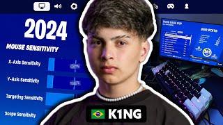 K1ng's INSANE Fortnite Settings! (UPDATED 2024)