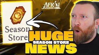 This is HUGE News for Season Store in AFK Journey