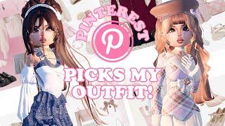 PINTEREST picks my *OUTFITS* in DRESS TO IMPRESS!