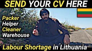 UNSKILLED Jobs in Lithuania for FOREIGNERS | Lithuania Work Permit Visa 2024 | Jobs in Lithuania