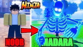 Going From Noob To METEOR Madara Uchiha In The Time of Ninja...(Roblox)