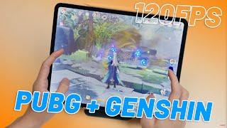 Test Game Nặng iPad Pro M4 - Chiến PUBG, GENSHIN MAXSETTING 120FPS Siêu Mượt!