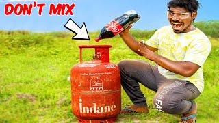 Don't Mix LPG Gas in Coca Cola | Mad Brothers