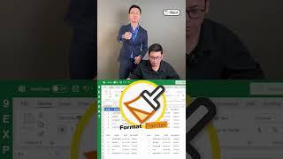 วิธีคัดลอกสไตล์เร็ว ๆ ใช้แปรงวิเศษ ️ ของ Microsoft Excel  แปะรูปแบบได้ทันที #excel #9expert #tips