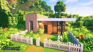 Minecract small starter realistic modern house(#1)