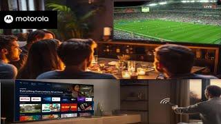 MOTOROLA EnvisionX 165 cm (65inch) QLED UltraHD 4K Smart Google TV with Dolby Vision and Dolby Atmos