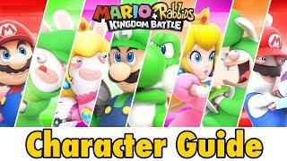 Mario + Rabbids Kingdom Battle Character Guide