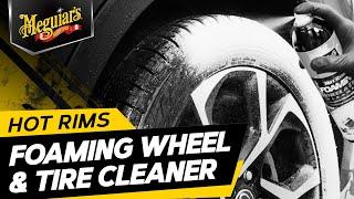 Meguiar’s Hot Rims Foaming Wheel & Tire Cleaner - Quickly Powers Through Brake Dust and Grime