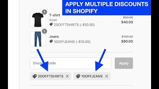 Combine and Stack Multiple Discounts In Shopify