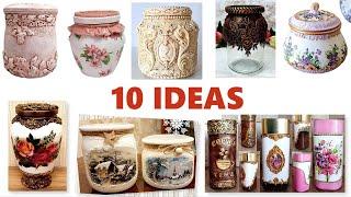 DIY / 10 Best Ideas from recycled Glass jars /Kitchen decor