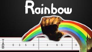 Catch The Rainbow - Rainbow Guitar Tutorial, Guitar Tabs
