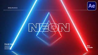 Create Neon Loop Motion Graphics in After Effects