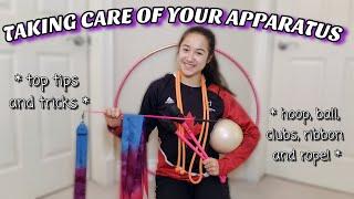 Tips and tricks for taking care of your rhythmic gymnastics apparatus! | Sophie Crane