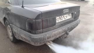 Вода из выхлопной трубы AUDI 100 C4