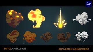 Explosion 2D FX animations