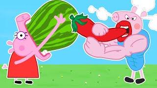 Peppa's Food   Peppa and Roblox Piggy Funny Animation