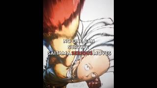 HE DID SURVIVE FROM SAITAMA SERIOUS MOVES #onepunchman #saitama #garou #youtubeshorts