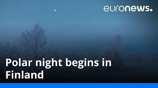 Polar night begins in Finland