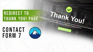 Contact Form 7 Redirect to Thank you! Page | Redirection For Contact Form 7 | WordPress Tutorial