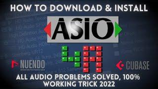 How to Install ASIO4ALL Driver for Nuendo || Cubase || Sound Problem Fixed 2023