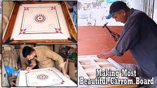 Amazing Process of Making pakistani Carrom Board | Carrom Board Champion