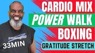 33-Minute Cardio Workout | Power Walking, Marching, and Boxing | Calorie Burner | All Fitness Levels