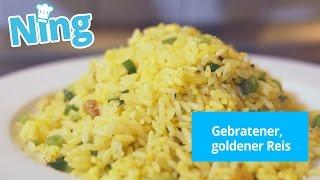 Rezept: Gebratener, goldener Reis (Reis mit Eigelb) 黃金炒飯