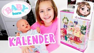 BABY BORN ADVENTSKALENDER  Hannahs Puppe bekommt 24 Türchen auf einmal geschenkt und anprobiert