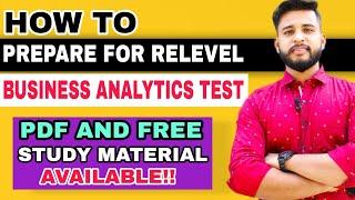 RELEVEL BUSINESS ANALYTICS FULL SYLLABUS WITH RESOURCES | HOW TO CRACK RELEVEL EXAM?