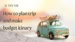 How to make budget friendly Travel itinerary for Trip.| Mangalore - Udupi - Gokarna - Goa - Mumbai