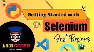 Install Selenium on Pycharm | First program in selenium | Python | Good Coder | Sagar Sarade