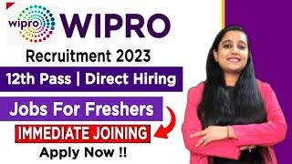 Wipro Recruitment 2023 | Wipro Jobs For Freshers 2023 | UG, Graduate | Job Vacancy 2023 | Mnc Jobs