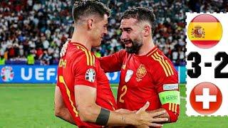 Spain 3 - 2 Switzerland | Match Highlights | UEFA Nations League 2024