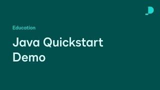 Java Quickstart & Embedded Signing Demo | Developer Education