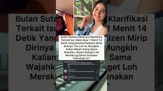 Viral Video Syur Mirip Dirinya, Bulan Sutena: Itu AI #bulansutena #beritaterkini #shorts #fyp #viral